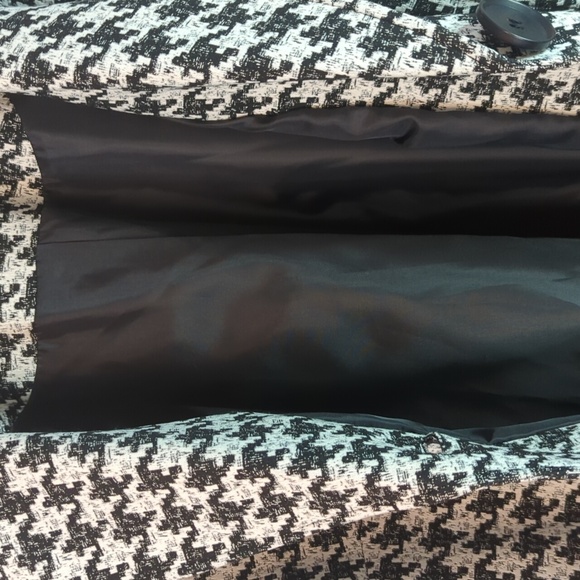 Kasper Plus Size Houndstooth Jacquard Jacket 20 - Picture 7 of 16